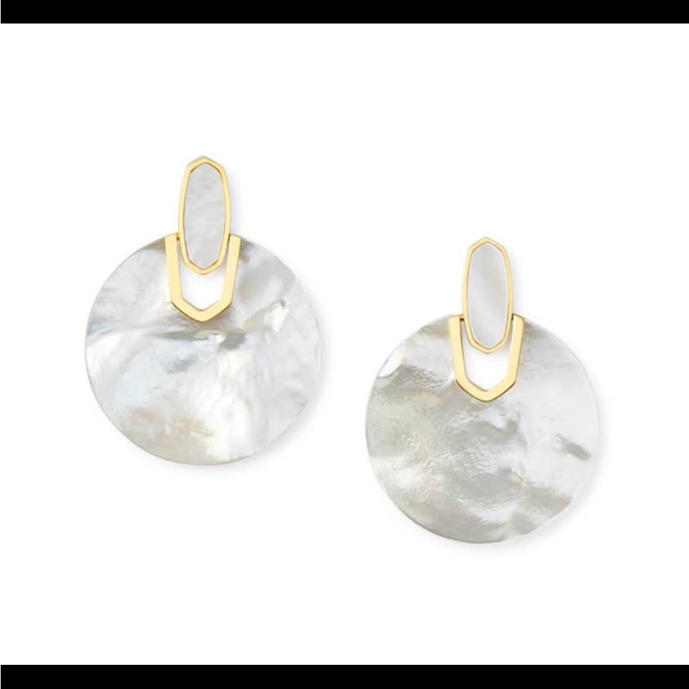 Kendra Scott DiDi Earring - Gold
White